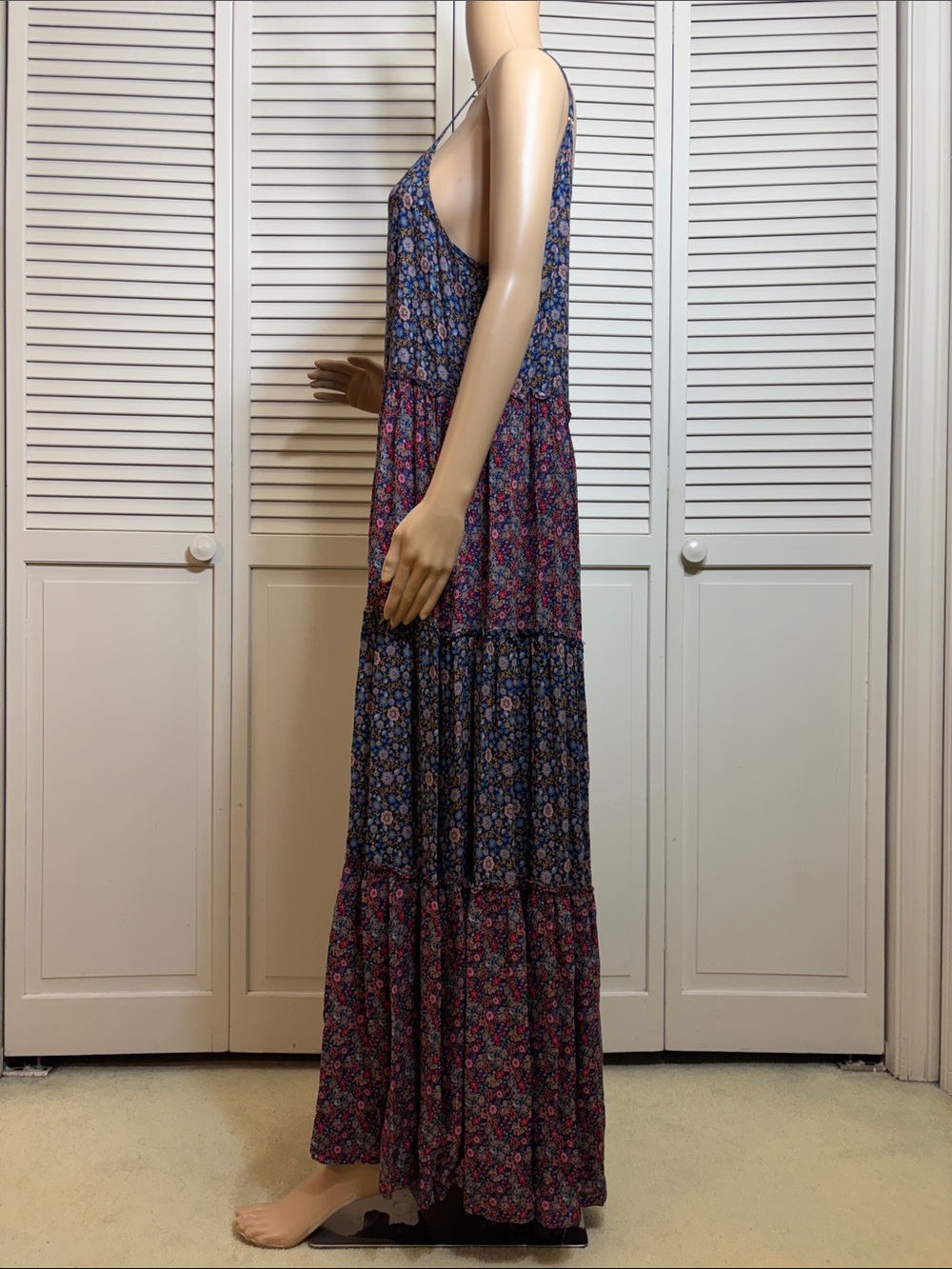 NATURAL LIFE Kaia Floral Tiered Maxi Dress Large/XL - Picture 12 of 14